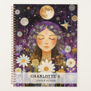 Agenda Garota Cósmica Boho Lua