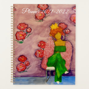 Agenda Garota glammer, planejadora de design de arte orig