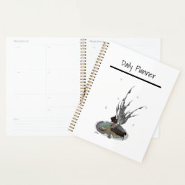 Agenda Garoto Chuva Fada Com Sapo Diário Planner