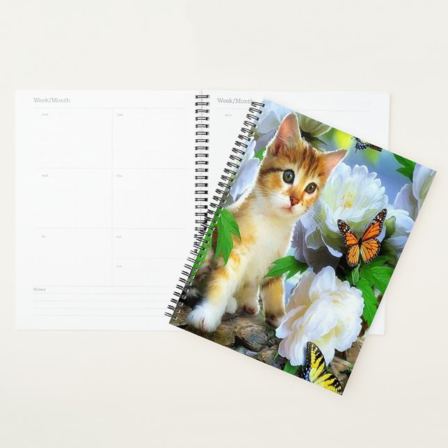 Agenda Gatinho e borboletas (Exibição)