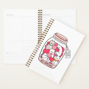 Agenda Gato Antidepressivo Engraçado Presente no Gato