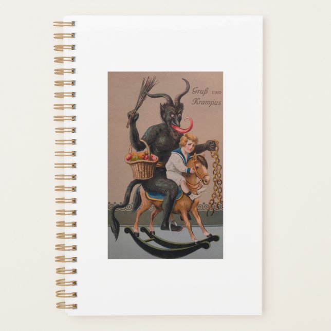 Agenda Gato Assustador Vom Krampus Demon Natal Demon Kra (Frente)