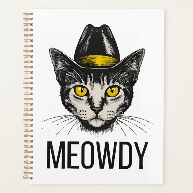 Agenda Gato Divertido Meowdy (Frente)