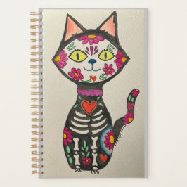 Agenda Gato do Dia de Los Muertos