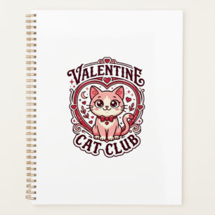 Agenda Gato do Dia dos Namorados Design Engraçado Amante 