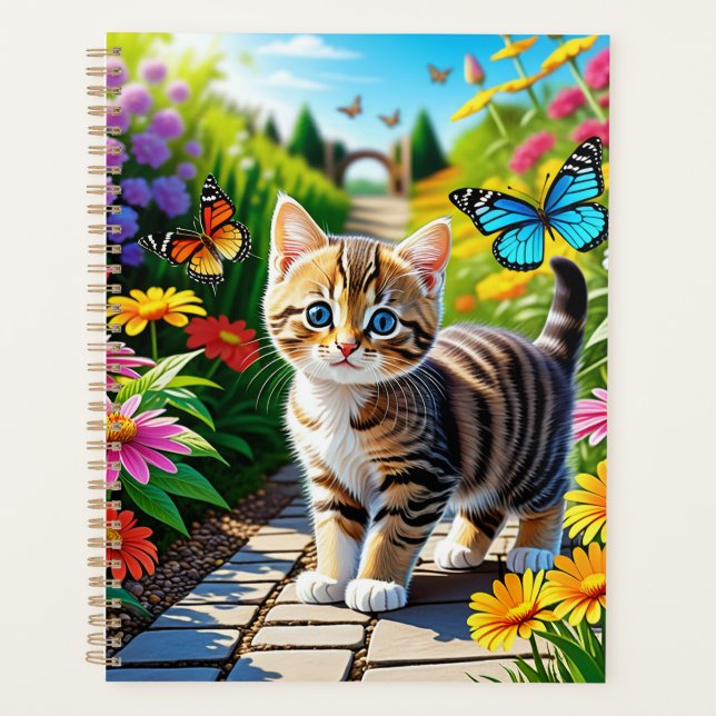 Agenda Gato e borboletas (Frente)