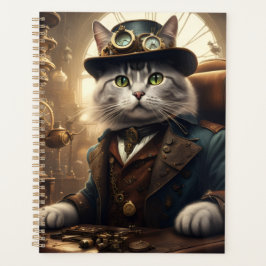 Agenda Gato e Cachorro Steampunk
