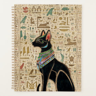 Agenda Gato Egípcio - Bastet no papiro