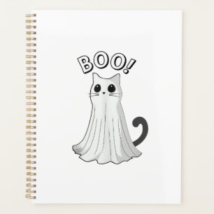 Agenda Gato Fantasma Fofo Boo Kitty Halloween Gatinho Ass