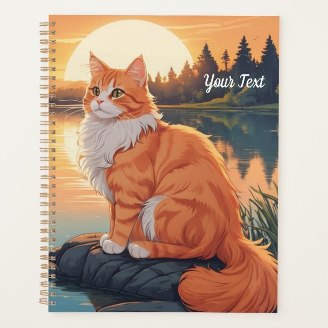 Agenda Gato Laranja junto ao Lago (Frente)