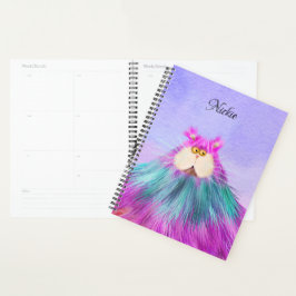 Agenda Gato Louco Colorido