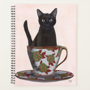 Agenda Gato Negro em Teacup
