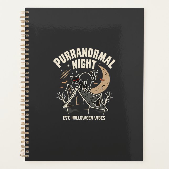 Agenda Gato Preto da Lua no Halloween (2) (Frente)