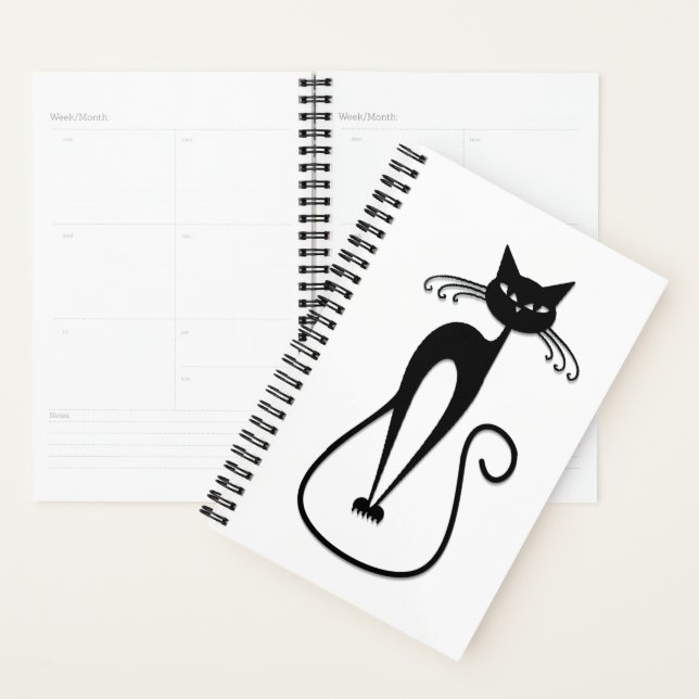 Agenda Gato preto magro e caprichoso (Exibição)