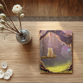 Agenda Gato Whimsical em um Swing Planner