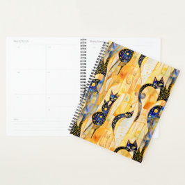 Agenda Gatos abstrato