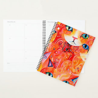 Agenda Gatos abstrato