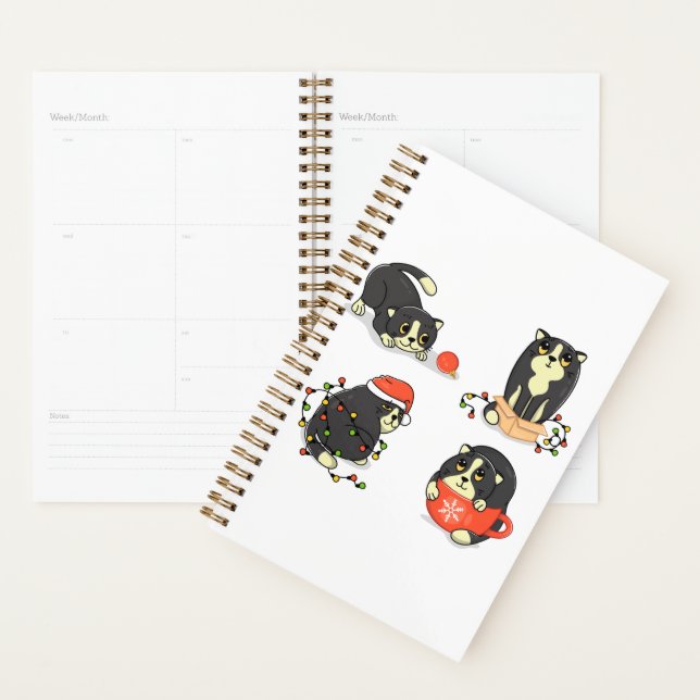Agenda Gatos de Natal bonitos e Engraçados (Exibição)