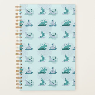 Agenda Gatos de Yoga Verdes
