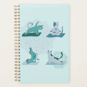 Agenda Gatos de Yoga Verdes