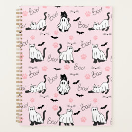 Agenda Gatos Fantasmas Fofos Halloween