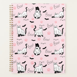 Agenda Gatos Fantasmas Fofos Halloween