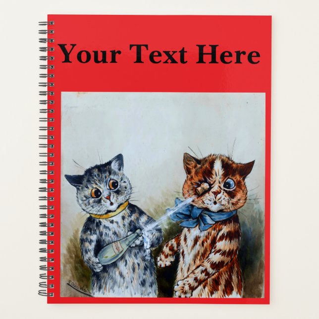 Agenda gatos Louis Wain (Frente)