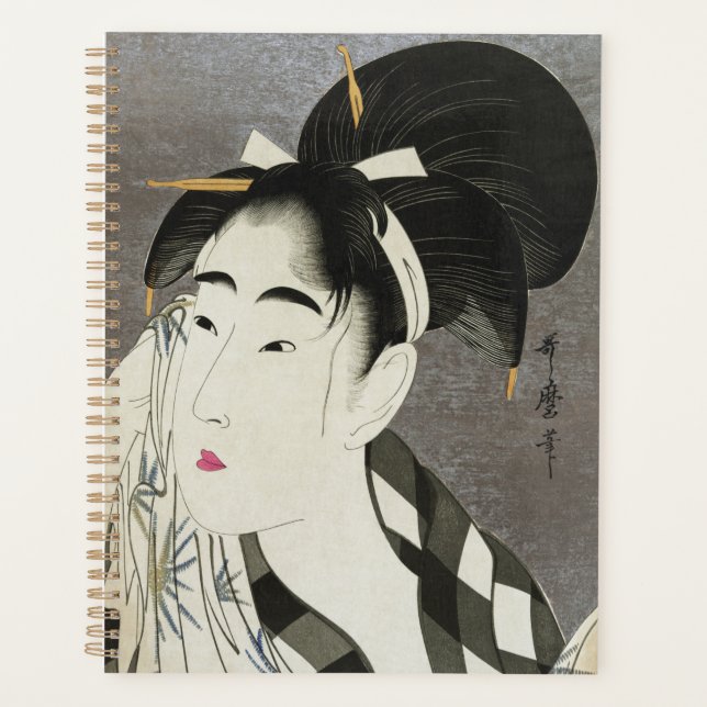 Agenda Geisha Japan Vintage Oriental Asian Kimono (Frente)