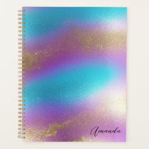 Agenda Gelado Arco-Íris Iridescente