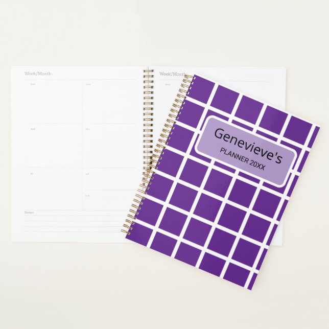 Agenda Genevieve personalizável (Exibição)