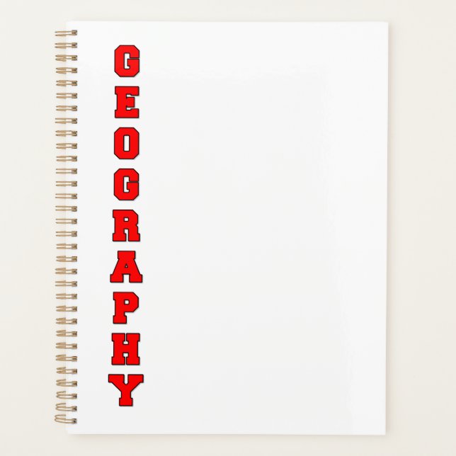 Agenda Geografia (Frente)