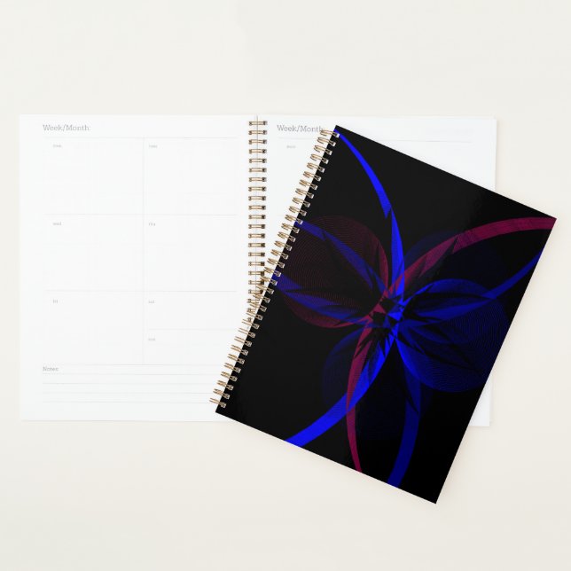 Agenda Geometric Abstraction Spiral Planner (Exibição)