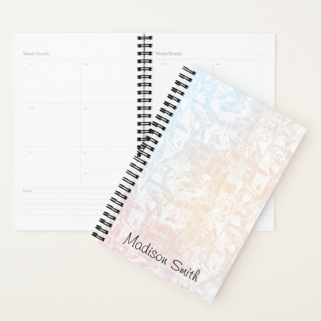 Agenda Geométrico Personalizado  (Exibição)