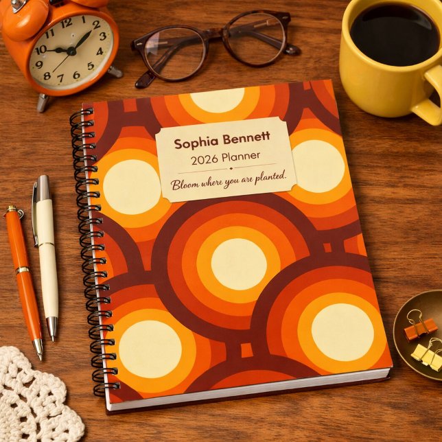 Agenda Geométrico Retrô (Criador carregado)