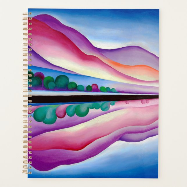 Agenda Georgia O'Keeffe, Reflexo do Lago George (1921) (Frente)