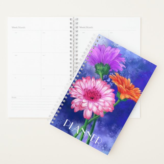 Agenda Gerberas Planner (Exibição)