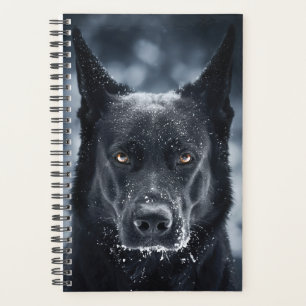 Agenda German shepherd Preto