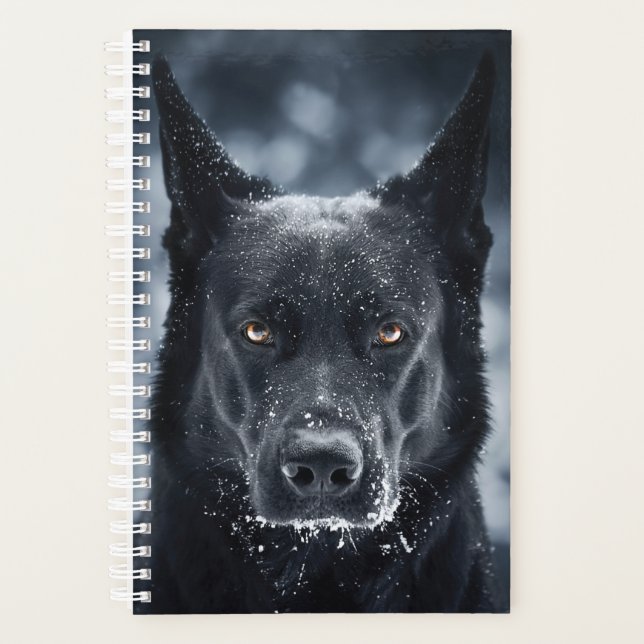 Agenda German shepherd Preto (Frente)