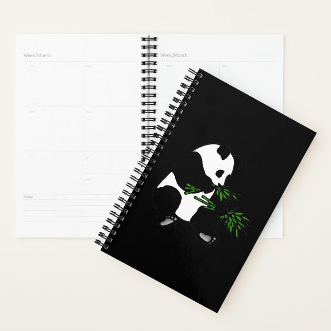 Agenda Giant Panda Come Bamboo Black (Exibição)