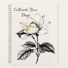 Agenda Gilded Botanical Illustration | Vintage Magnolia &