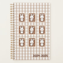Gingham pequeno latte