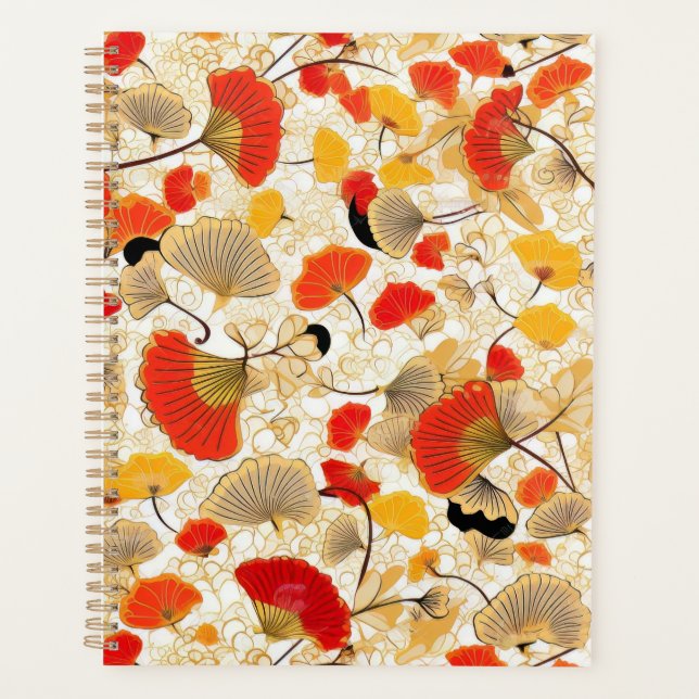 Agenda Gingko Leaf Chiyogami Planner (Frente)