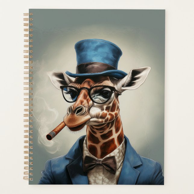 Agenda Girafa no chapéu e na jaqueta (Frente)