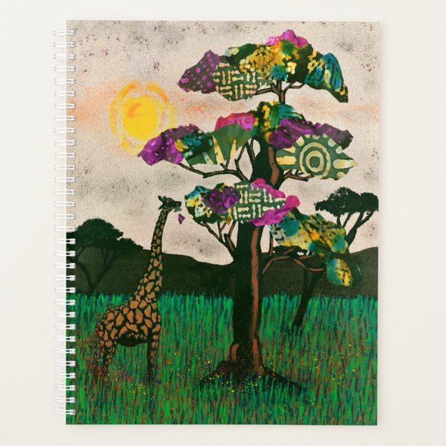 Agenda Girafa nos Planes da África (Frente)