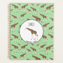 Giraffe Jungle Safari — Livro de Nomeações de Anim