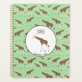 Agenda Giraffe Jungle Safari — Livro de Nomeações de Anim