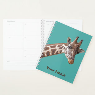 Agenda Giraffe Retrait Personalizado Name