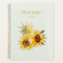 Girassóis Aquarela Personalizados