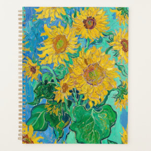Agenda Girassóis de Van Gogh Flores Amarelas Floral