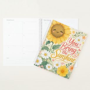 Agenda Girassol : Você Traz o Brilho do Sol